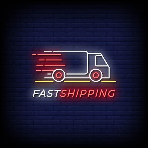 neon skilt rask levering