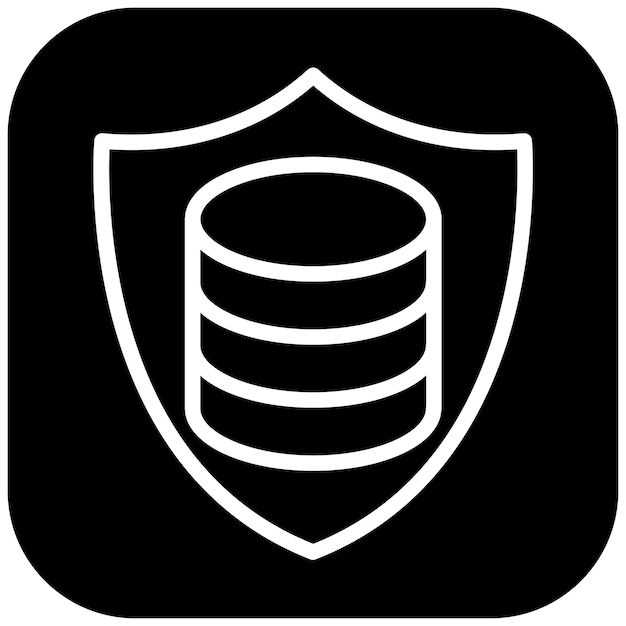 network data protection vector icon illustration of networking iconset