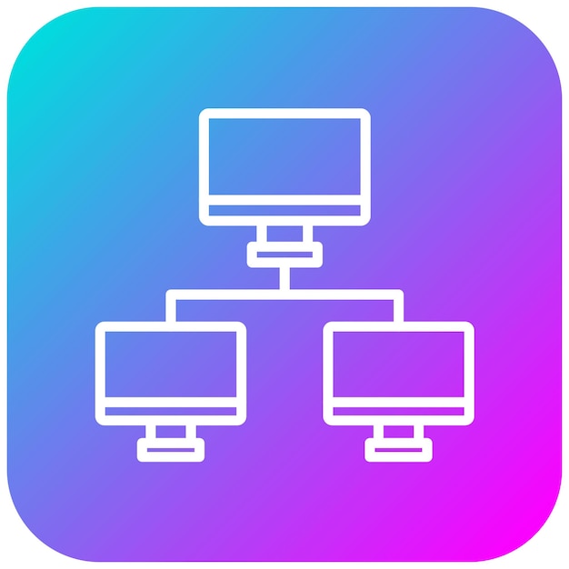 network monitoring vector icon can be used for networking iconset