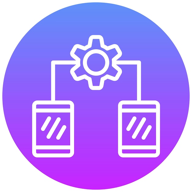 Network Optimization vector icon illustration of Networking iconset