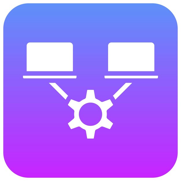 Network Optimization vector icon illustration of Networking iconset