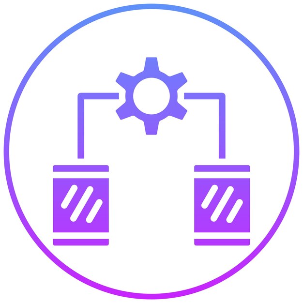 Network Optimization vector icon illustration of Networking iconset