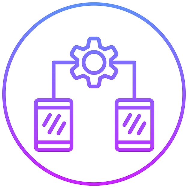 Network Optimization vector icon illustration of Networking iconset