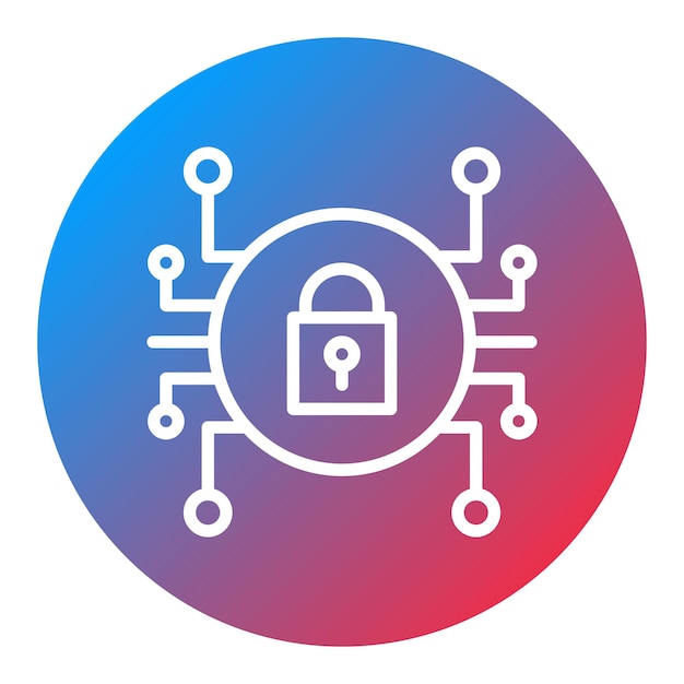 network security icon vector image can be used for networking