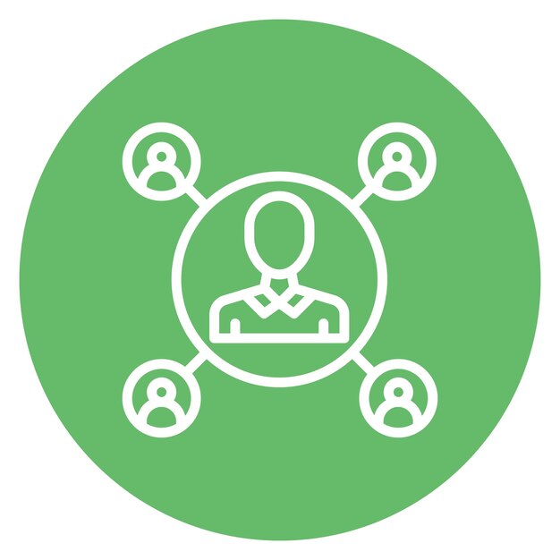 networking icon vector image can be used for networking