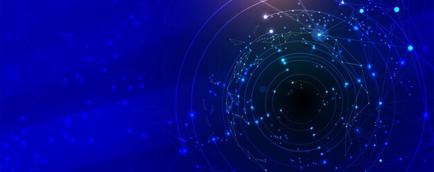 Neural network concept Connected cells with links High technology process Abstract futuristic background
