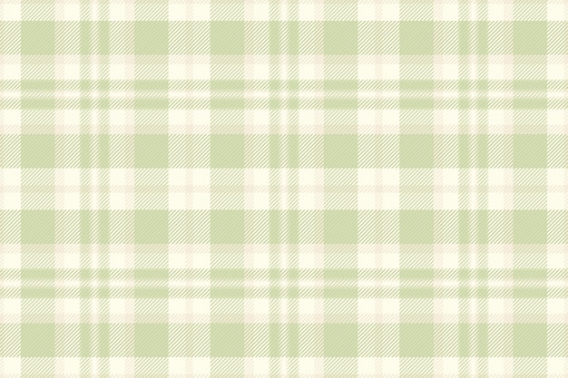 Neutral plaid texture seamless material pattern check vector Customized tartan background textile fabric in light and ivory colors
