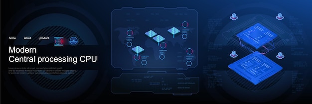 New generation processor Advertising Cyber banner for processing large amounts of information Development of electronic chips and microdevices Advanced internet technologies