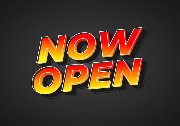 Now open Text effect in 3d look with eye catching colors