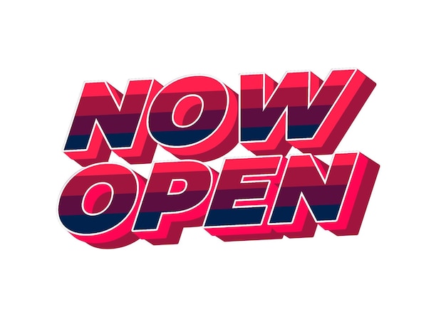 Now open Text effect in 3D style with good colors