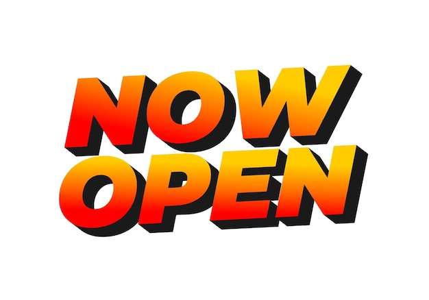 Now open Text effect in 3D style with good colors