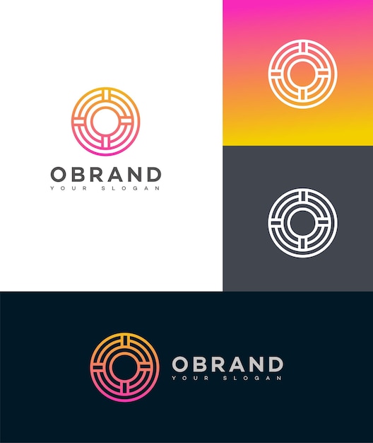 O Letter Logo Icon Brand Identity Sign O Letter Symbol Template