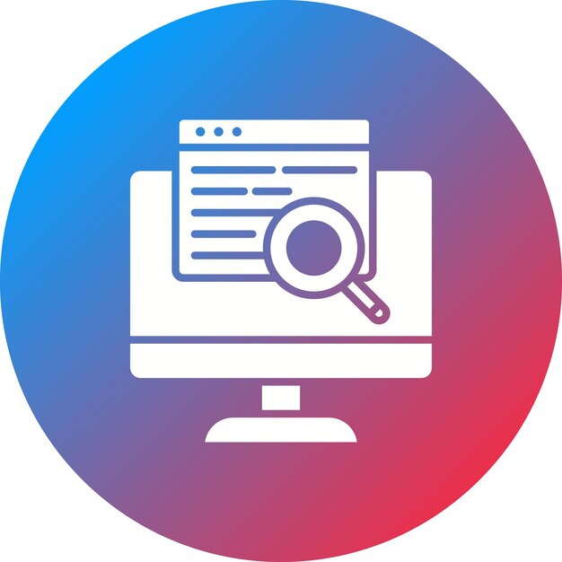 Online Search icon vector image Can be used for Coding and Development