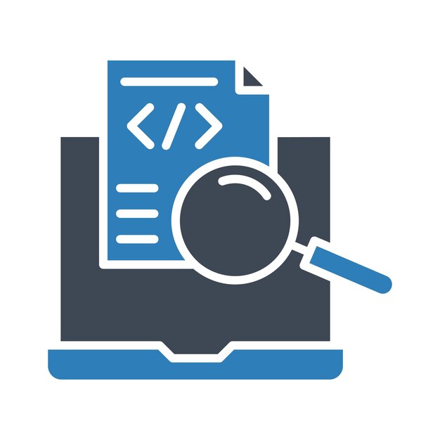 online search vector illustration style