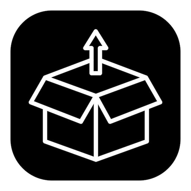 Open Box Vector Icons