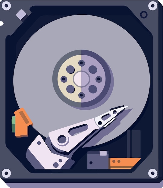 Open modern hard drive