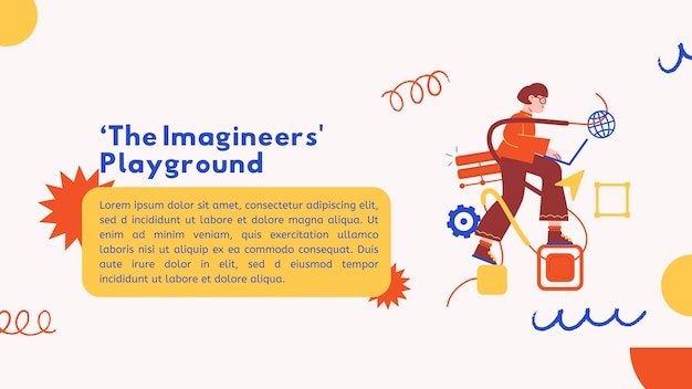 Orange and Yellow Illustrative Brainstorming Presentation 3