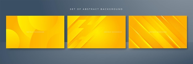Orange yellow abstract background Design for poster template on web backdrop banner brochure website flyer landing page presentation certificate and webinar