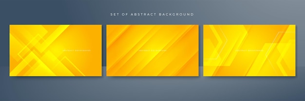 Orange yellow abstract background Design for poster template on web backdrop banner brochure website flyer landing page presentation certificate and webinar
