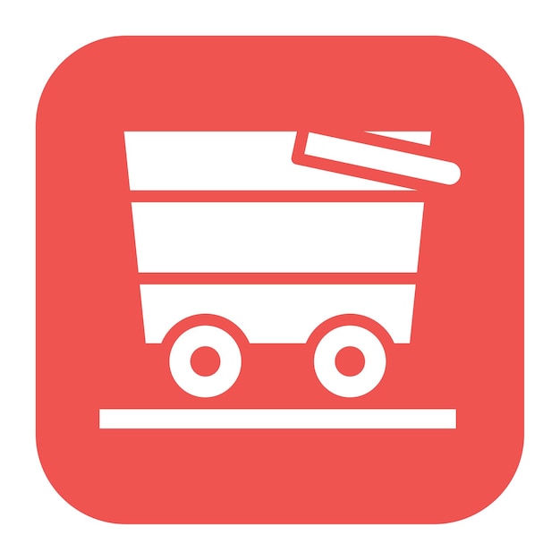 Ore Cart icon vector image Can be used for Mining And Crafting
