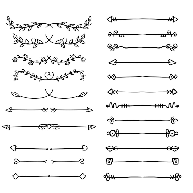ornamental text divider elegant border design elements perfect for web page decoration invitatio