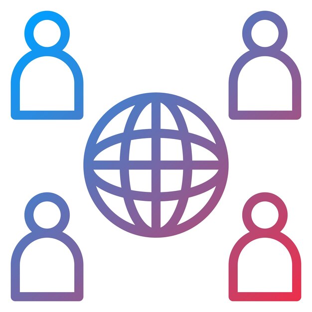 Outsourcing icon vector image Can be used for Data Science