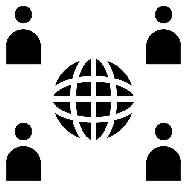Outsourcing icon vector image Can be used for Data Science