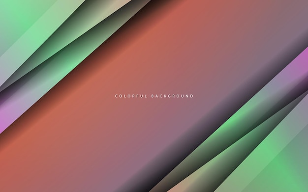 overlap layer papercut gradient color background