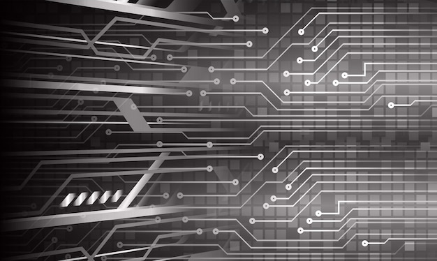Øye cyberkrets fremtidsteknologi konsept bakgrunn