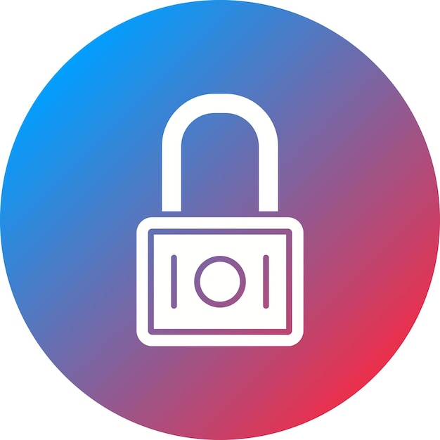 Padlock icon vector image Can be used for Protection and Security