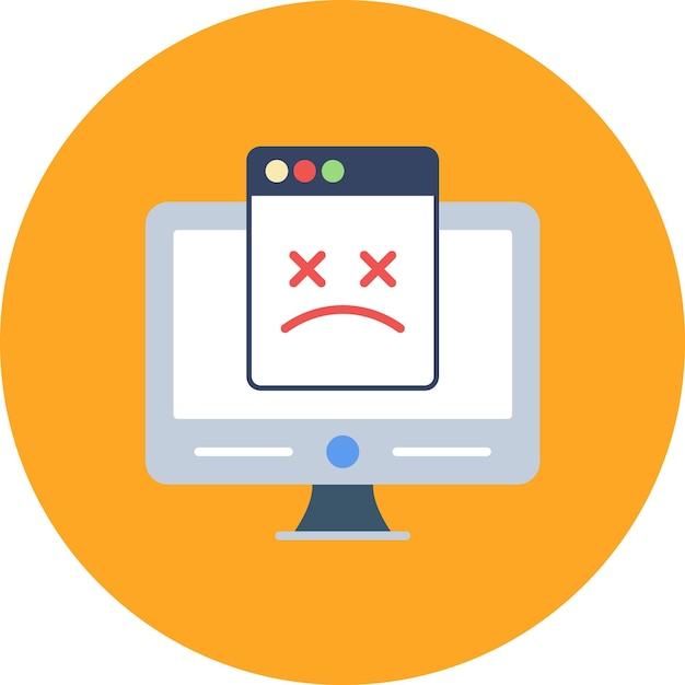 Page Not Found Flat Illustration