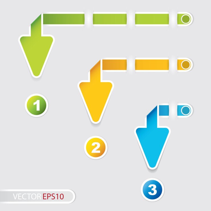 Vektor paper tags