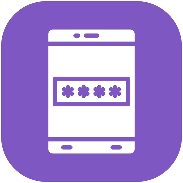 Password Field icon vector icon illustration of Networking and Data Sharing iconset