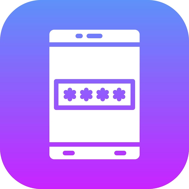 Password Field icon vector icon illustration of Networking and Data Sharing iconset