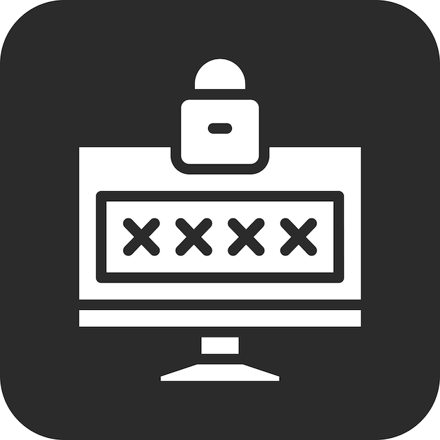 password vector icon illustration of web hosting iconset