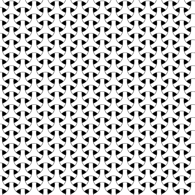Pattern design geometric seamless modern triangle background black and white