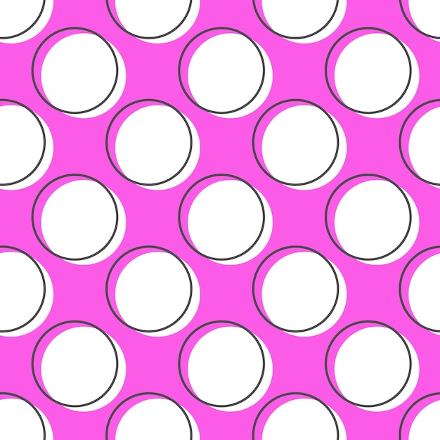 pattern flat line candy circles