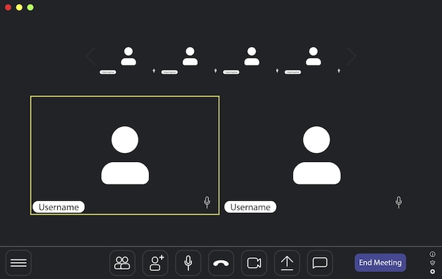 People are connecting online for a collaborative meeting