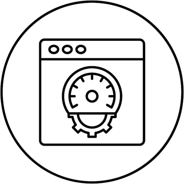 Performance icon vector image Can be used for User Experience