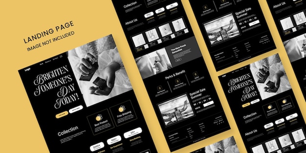 Perfume Store Website Landing Page
