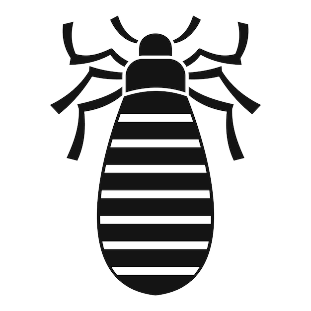 Pest bug icon Simple illustration of pest bug vector icon for web design isolated on white background
