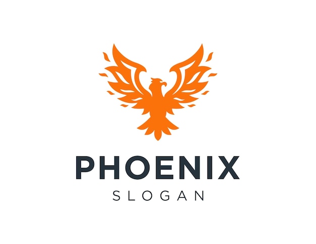 phoenix design logo design created using the corel draw 2018 application with a white background