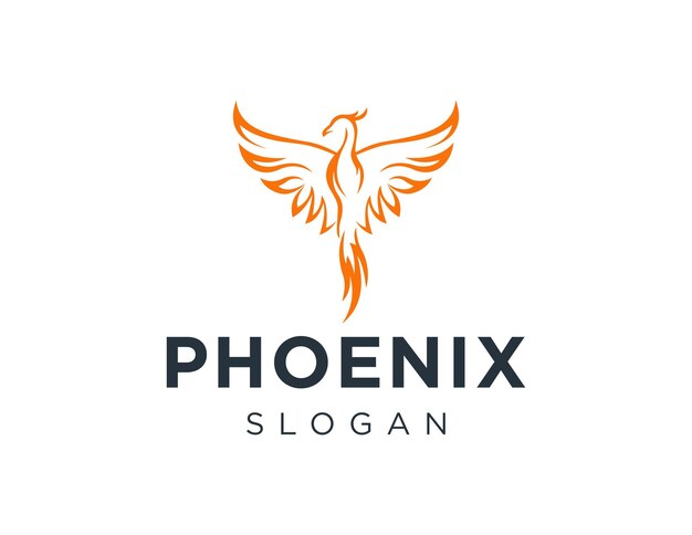Phoenix Design logo design created using the Corel Draw 2018 application with a white background