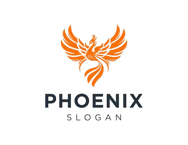 Phoenix Design logo design created using the Corel Draw 2018 application with a white background