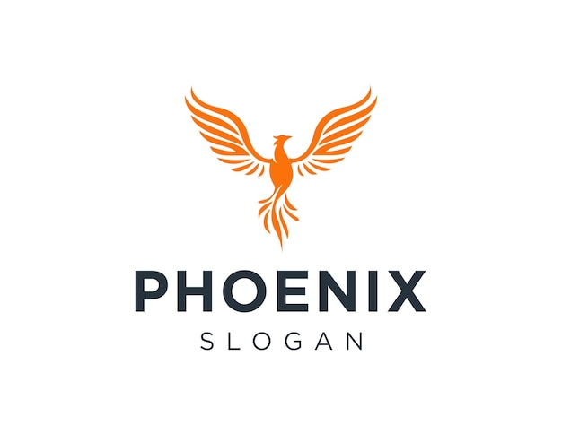 Phoenix Design logo design created using the Corel Draw 2018 application with a white background