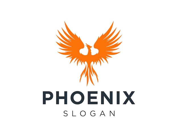 phoenix design logo design created using the corel draw 2018 application with a white background