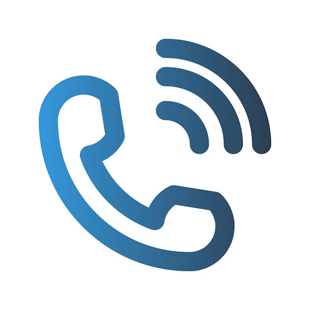 phone outline icon with gradient colors suitable for interfaces websites ui and mobile apps