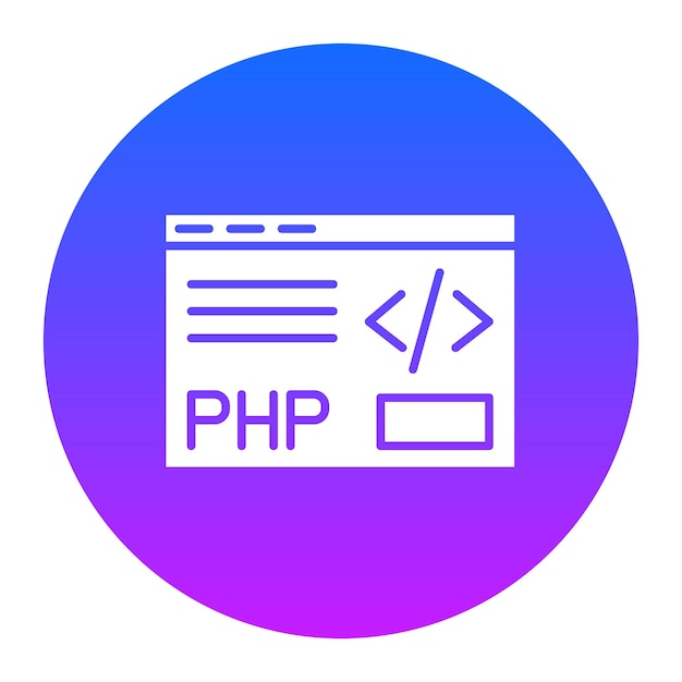php coding icon