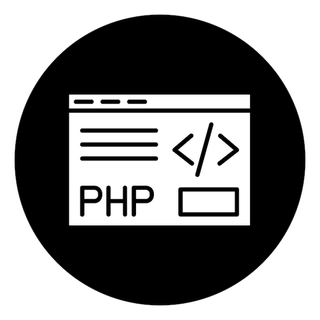 php coding icon
