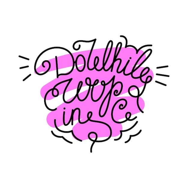 phrase in english do while loop in c cute quote for programmers and coders banner programming coding best programming language development and software concept vector illustration
